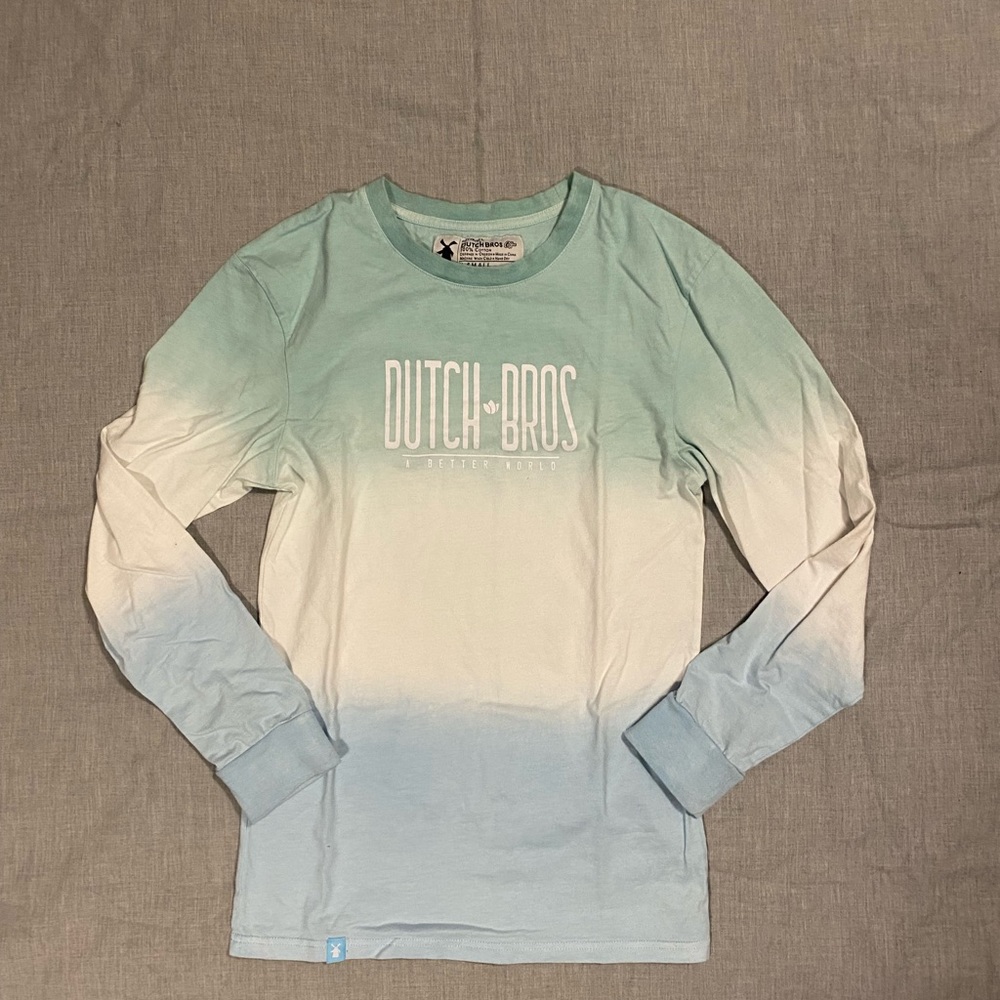 Dutch Bros ombré long sleeve shirt
